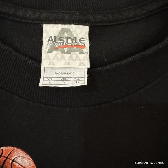 Dirk Nowitzki Dallas Mavericks #41 NBA T-Shirt L Black Adult vgt Graphic Tee - Picture 3 of 8